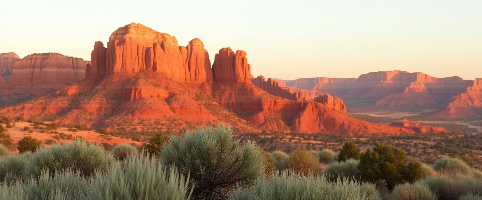 Sedona red rock formations